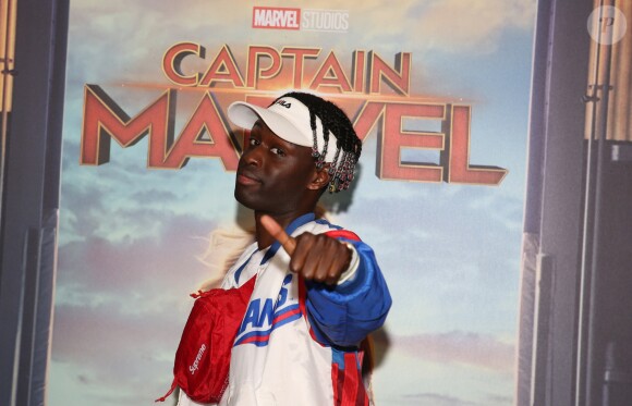 Youssoupha Diaby - Avant-première du film "Captain Marvel" au Grand Rex à Paris le 5 mars 2019. © Denis Guignebourg/Bestimage