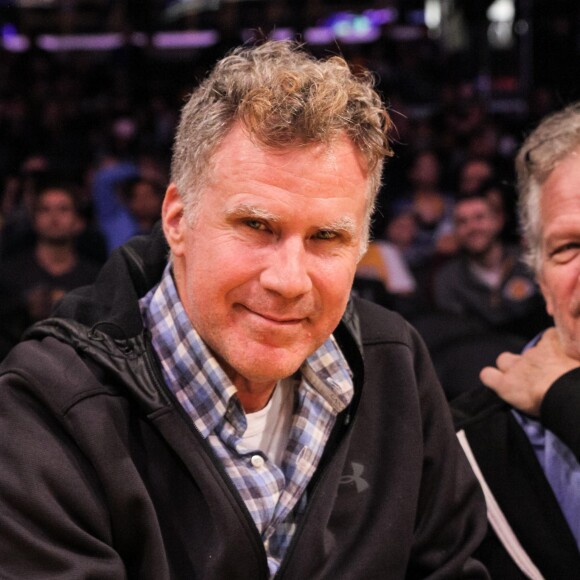 Will Ferrell lors du match de NBA "Lakers - Warriors" au Staples Center à Los Angeles, le 29 novembre 2017. © CPA/Bestimage