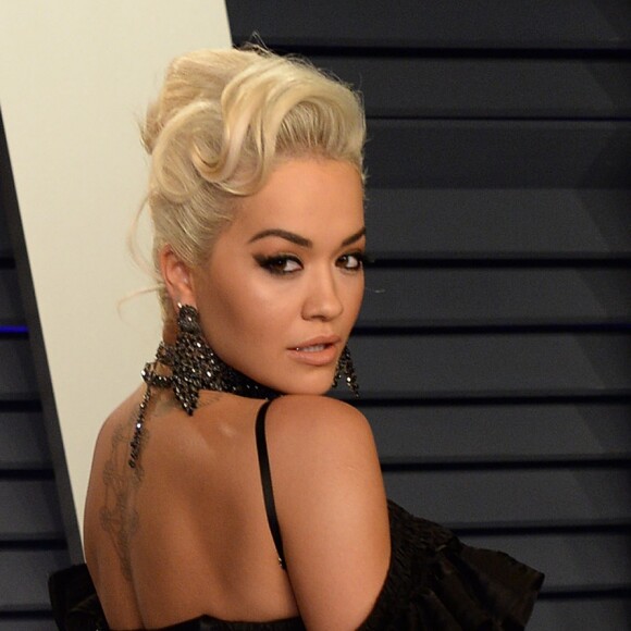 Rita Ora à la soirée Vanity Fair Oscar Party à Los Angeles, le 24 février 2019 Celebs at the Vanity Fair Oscar Party on February 24, 2019 in Los Angeles, California24/02/2019 - Los Angeles