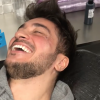 Darko se fait tatouer le visage, le 6 mars 2019.