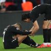 Grande tristesse de Kylian Mbappé avec Edinson Cavani après la défaite du PSG après le match de 8ème de finale retour de Ligue des champions opposant le Paris Saint-Germain à Manchester Unted à Paris, France, le 6 mars 2019. Manchester a gagné 3-1 (cumul des scores 3-3). © Cyril Moreau/Bestimage