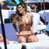 Ariadna Gutierrez sur une plage à Miami, le 09 mars 2019.