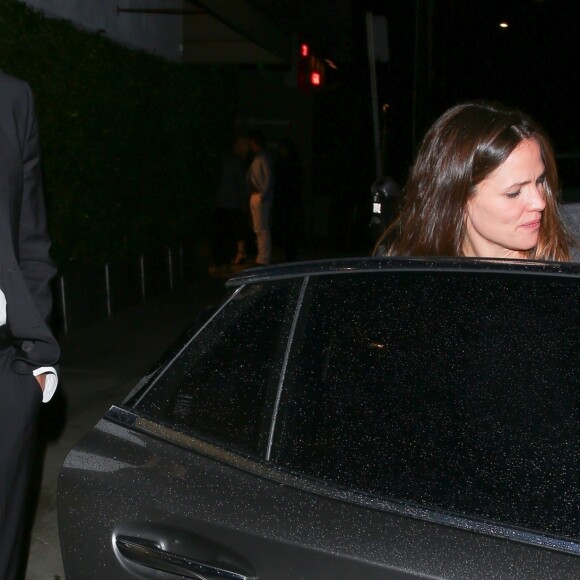 Exclusif - Jennifer Garner et son compagnon John Miller sont allés diner en amoureux au restaurant Giorgio Baldi à Santa Monica, le 27 février 2019