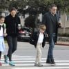 Exclusif - Jennifer Garner est allée chercher sa fille Seraphina à la sortie des classes à Los Angeles, le 27 février 2019. Elle a ensuite organisé une fête pour l'anniversaire de son fils Samuel, avec son ex-mari Ben Affleck.
