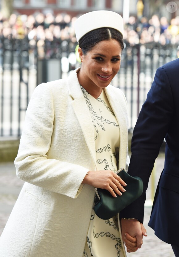 Meghan Markle, duchesse de Sussex - Arrivées des participants à la messe en l'honneur de la journée du Commonwealth à l'abbaye de Westminster à Londres le 11 mars 2019.