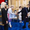 Brigitte Macron reçoit les 5 lauréates du "Prix international L'Oréal-Unesco pour les femmes et la science" au palais de l'Elysée à Paris le 11 mars 2019. © Eliot Blondet / Pool / Bestimage