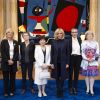 Brigitte Macron reçoit les 5 lauréates du "Prix international L'Oréal-Unesco pour les femmes et la science" au palais de l'Elysée à Paris le 11 mars 2019. © Eliot Blondet / Pool / Bestimage