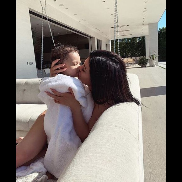 Kylie Jenner et sa fille Stormi Webster.
