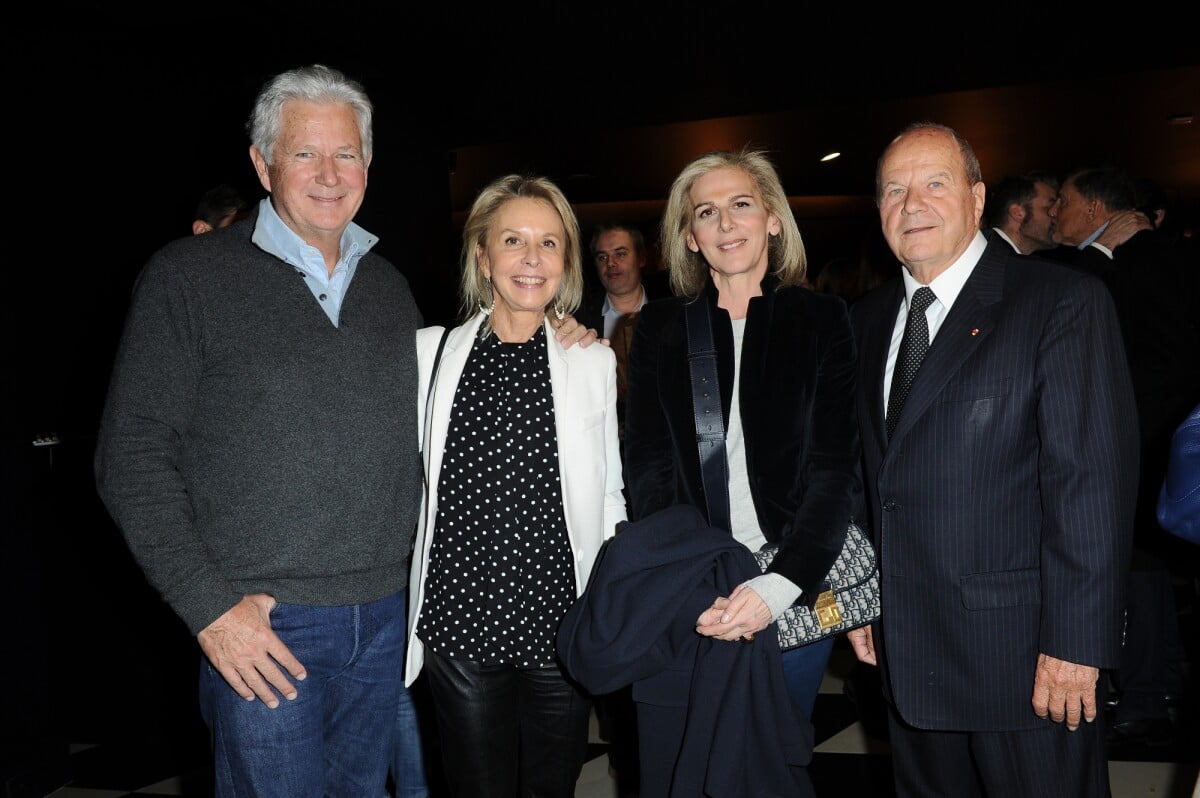 Photo Exclusif Pierre Dhostel et sa femme Carole, Anne Fulda et Marc Ladreit de Lacharrière Photo Exclusif Pierre Dhostel et sa femme Carole, Anne Fulda et Marc Ladreit de Lacharrière