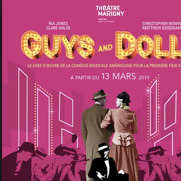 Au théâtre Marigny, le 13 mars 2019,Première de la comédie musicale "Guys and Dolls"