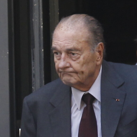 Jacques Chirac à Paris le 4 octobre 2014.