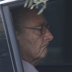 Jacques Chirac à Paris le 4 octobre 2014.