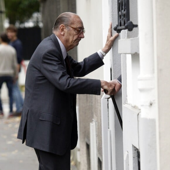 Jacques Chirac à Paris le 4 octobre 2014.