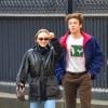 Exclusif - Lily-Rose Depp se promène avec un inconnu dans les rues de New York le 8 mars 2019.