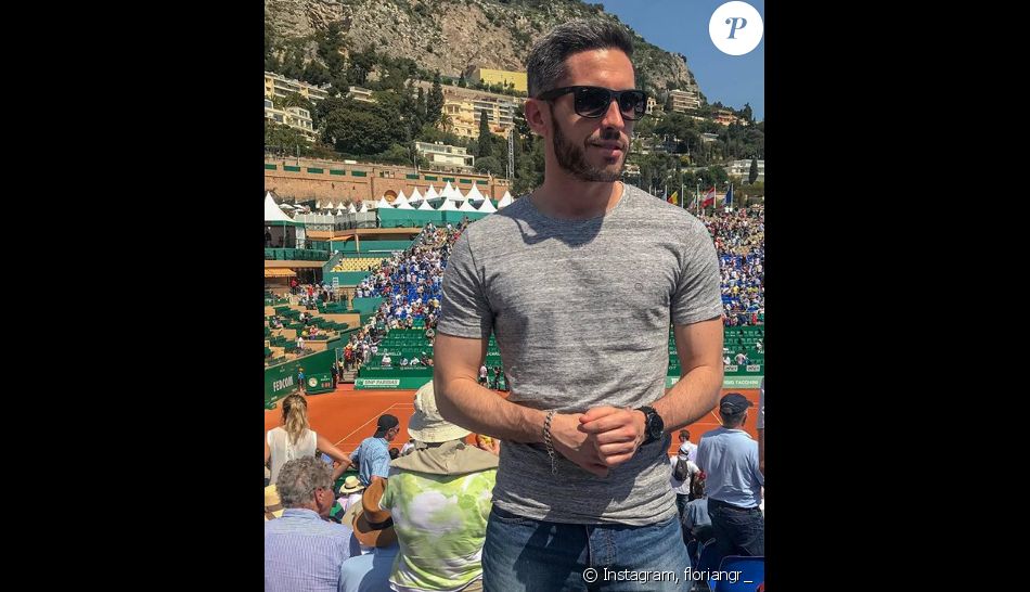 Florian de &quot;Mariés au premier regard 2&quot; Rolex Monte-Carlo Masters - Instagram, 22 avril 2018