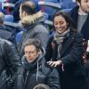 Leïla Kaddour-Boudadi, le chanteur Vianney (Vianney Bureau), Jean-Roch - People assistent au match des éliminatoires de l'Euro 2020 entre la France et l'Islande au Stade de France à Saint-Denis le 25 mars 2019. La france a remporté le match sur le score de 4-0.