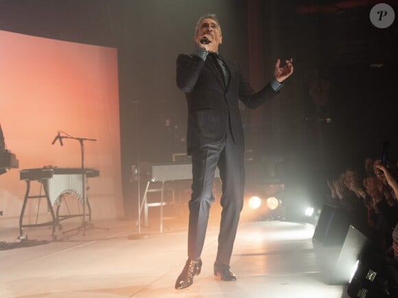 Exclusif - Concert exceptionnel d'Alain Chamfort à "La Cigale" à Paris le 19 mars 2019. © Pierre Perusseau/Bestimage