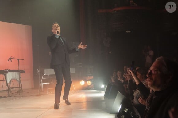Exclusif - Concert exceptionnel d'Alain Chamfort à "La Cigale" à Paris le 19 mars 2019. © Pierre Perusseau/Bestimage