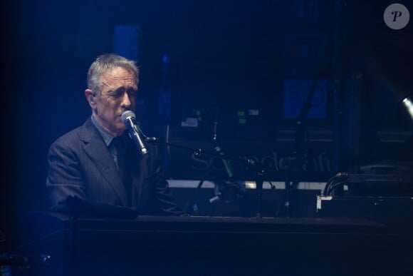 Exclusif - Concert exceptionnel d'Alain Chamfort à "La Cigale" à Paris le 19 mars 2019. © Pierre Perusseau/Bestimage