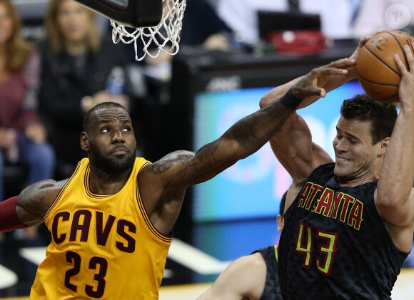 Kris Humphries (ancien joueur des Atlanta Hawks) lors de sa dernière saison en NBA, en 2017.