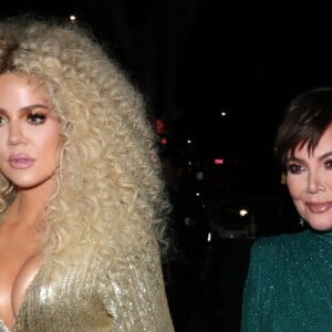 Kris Jenner et sa fille Khloe Kardashian - Les célébrités arrivent à la soirée d'anniversaire de Diana Ross à Hollywood, le 26 mars 2019.