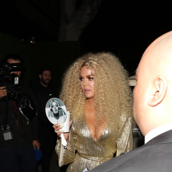 Khloe Kardashian - Les célébrités arrivent à la soirée d'anniversaire de Diana Ross à Hollywood, le 26 mars 2019.