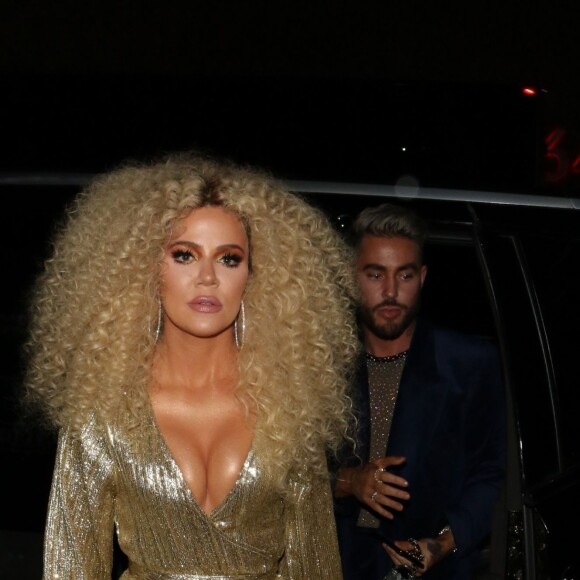 Khloe Kardashian - Les célébrités arrivent à la soirée d'anniversaire de Diana Ross à Hollywood, le 26 mars 2019.