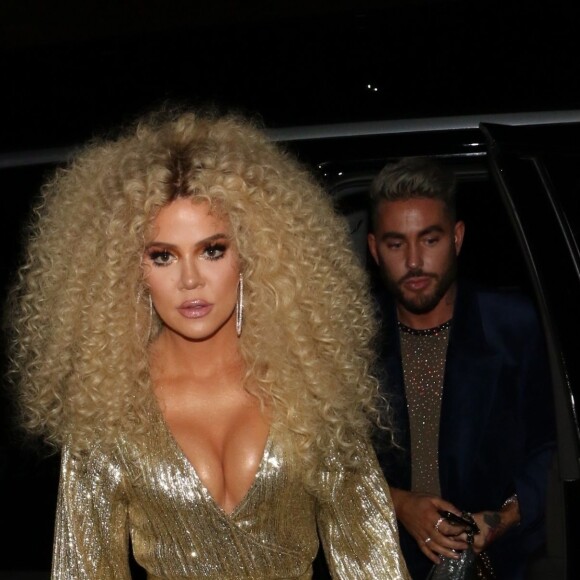 Khloe Kardashian - Les célébrités arrivent à la soirée d'anniversaire de Diana Ross à Hollywood, le 26 mars 2019.