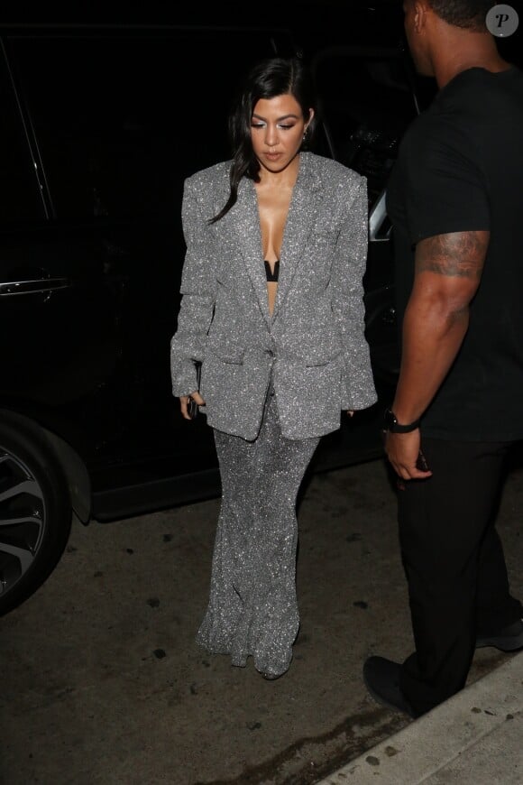 Kourtney Kardashian - Les célébrités arrivent à la soirée d'anniversaire de Diana Ross à Hollywood, le 26 mars 2019.