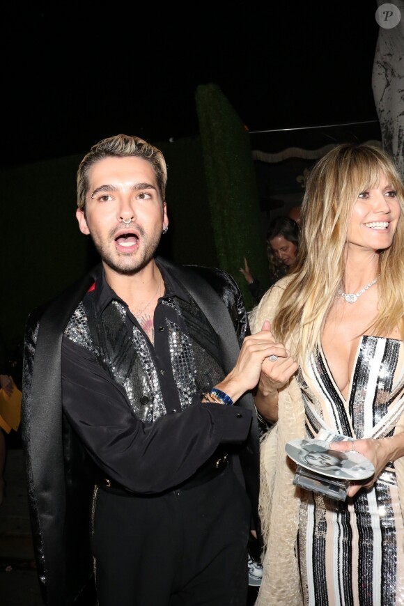 Heidi Klum et son beau-frère Bill Kaulitz - Les célébrités arrivent à la soirée d'anniversaire de Diana Ross à Hollywood, le 26 mars 2019.
