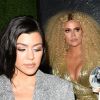 Khloe Kardashian et sa soeur Kourtney Kardashian à l'anniversaire de Diana Ross (75 ans) au club Warwick à Hollywood, Los Angeles, le 26 mars 2019.