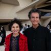 Jack Lang et son épouse Monique Lang - Soirée d'inauguration du Musée National du Qatar. Doha, le 27 mars 2019.