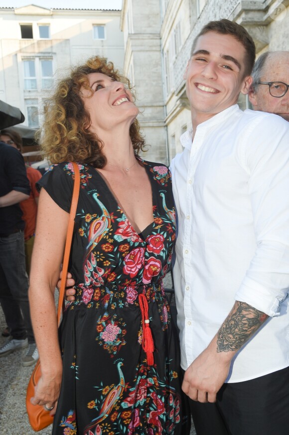 Elsa Lunghini et son fils Luigi Kröner lors du premier jour de la 11ème édition du festival du Film Francophone d'Angoulême, France, le 21 août 2018. © Coadic Guirec/Bestimage