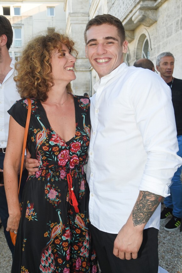 Elsa Lunghini et son fils Luigi Kröner lors du premier jour de la 11ème édition du festival du Film Francophone d'Angoulême, France, le 21 août 2018. © Coadic Guirec/Bestimage