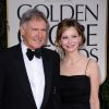 Harrison Ford et Calista Flockhart à Los Angeles, le 15 janvier 2012. 22 ans les séparent.