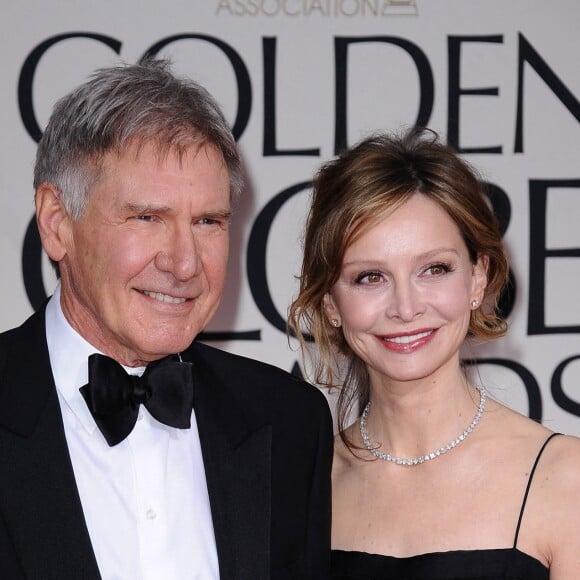 Harrison Ford et Calista Flockhart à Los Angeles, le 15 janvier 2012. 22 ans les séparent.