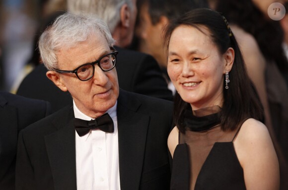 Soon-Yi Previn, 48 ans, et Woody Allen, 83 ans, à Cannes, le 15 mai 2015.