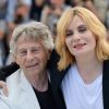 Roman Polanski et Emmanuelle Seigner à Cannes, le 27 mai 2017. 33 ans les séparent.