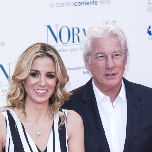 Alejandra Silva et Richard Gere à Madrid, le 31 mai 2017. Ils ont 33 ans d'écart. 