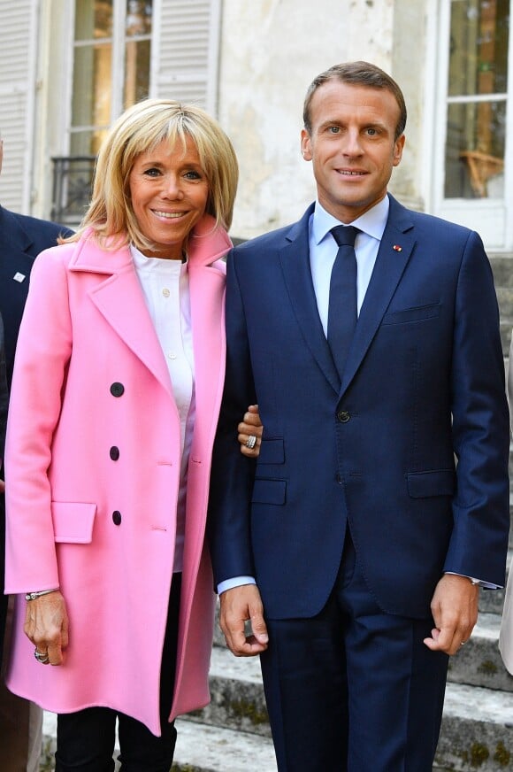 Brigitte et Emmanuel Macron lors des journée du patrimoine, le 15 septembre 2018. Ils ont 25 ans de différence d'âge.