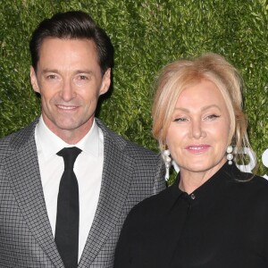 Hugh Jackman et Deborra-lee Furness, à New York, le 17 septembre 2018. Ils ont 13 ans d'écart. 