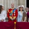 Lady Gabriella Windsor (à droite) lors du rassemblement de la famille royale britannique pour la parade Trooping the Colour en juin 2014.