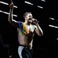 Dan Reynolds - Le groupe de rock Imagine Dragons en concert au Coral Sky Amphitheatre à West Palm Beach en Floride, le 9 aout 2018.