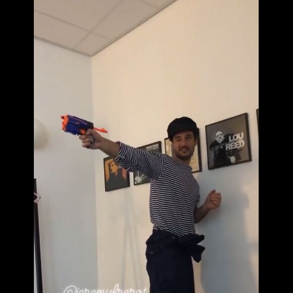 Laure Manaudou publie une photo de son mari Jérémy Frérot avant son concert à la salle Pleyel, à Paris. Instagram, le 4 avril 2019.