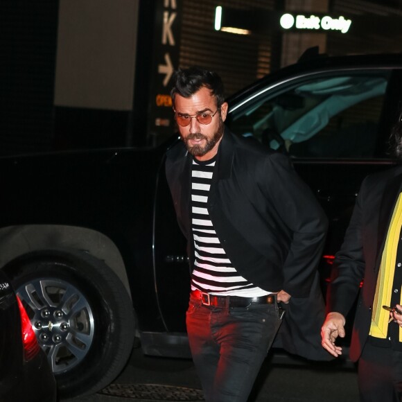 Justin Theroux - People arrivent à la soirée de mariage de M. Jacobs et C. Defrancesco à New York, le 6 avril 2019.