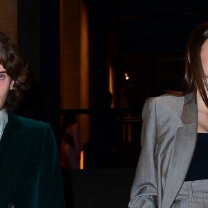 Kaia Gerber, Wellington Grant - People quitent la soirée de mariage de M. Jacobs et C. Defrancesco à New York, le 6 avril 2019.