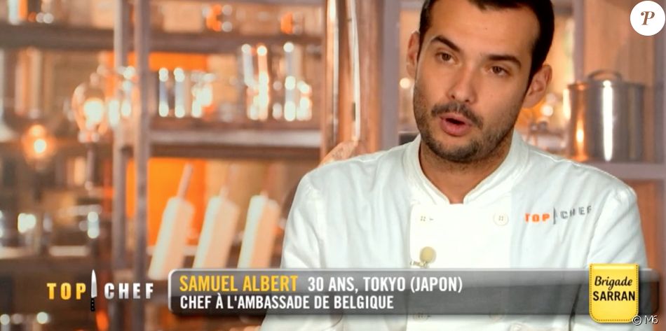 Samuel - &quot;Top Chef 2019&quot; sur M6. Le 10 avril 2019.
