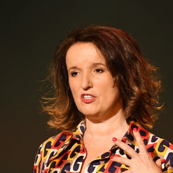 Anne Roumanoff durant la 14e édition des Sérénissimes de l'Humour au Grimaldi Forum, à Monaco pour la dernière soirée du festival le 23 mars 2019. Anne Roumanoff, humoriste et comédienne française, joue son spectacle "Tout Va Bien". Ce festival du Rire en Principauté, placé sous le Haut Patronage de S.A.S. le prince A. II de Monaco, est organisé en partenariat avec Rire & Chansons. © Bruno Bebert/Bestimage