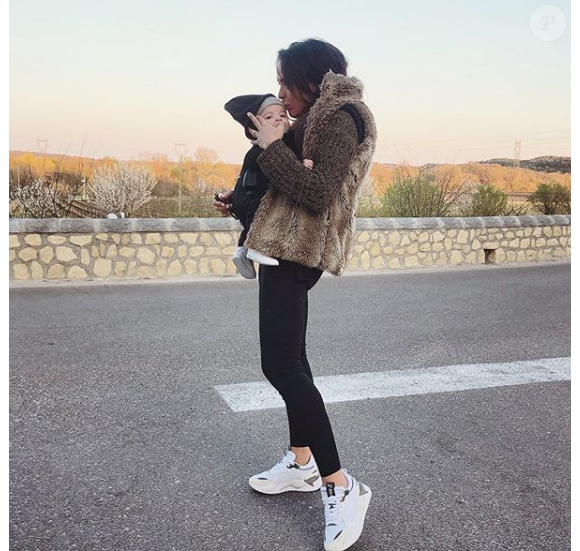 Tara de "Secret Story" et son fils Mayron - Instagram, mars 2019