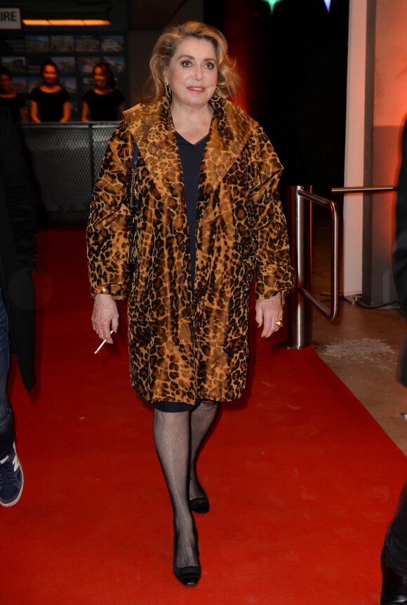 Catherine Deneuve - Soirée de lancement du Best-Seller "Le retour du jeune prince" d'A.G. Roemmers à l'Atelier des Lumières à Paris, France, le 10 avril 2019.© Veeren/Bestimage